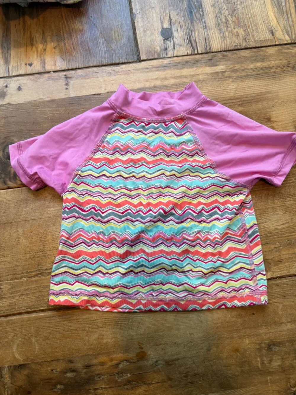 Tea Collection Girls Tankini Rash Guard Bathing Suite 3 Pcs Set Size 7